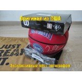 Мяч баскетбольный с автографом Wilson NBA City edition Basketbаll