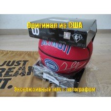 Мяч баскетбольный с автографом Wilson NBA City edition Basketbаll
