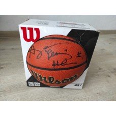 Мяч баскетбольный Wilson Evolution с автографом Penny Hardaway